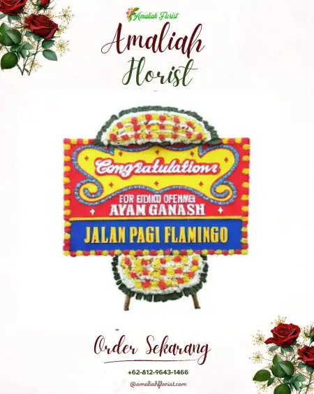 Sewa Papan Bunga Suriamukti
